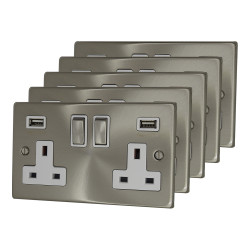 Details about   PREMSPEC STYLE DECORATIVE RANGE BRUSHED/SATIN CHROME DIMMMER SWITCHES LED 